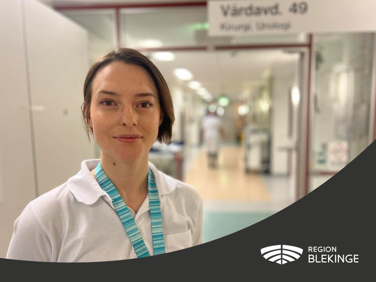 Emelie Hjalmarsson, avdelningschef på kirurgavdelning 49 på Blekingesjukhuset i Karlskrona